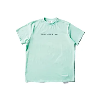 ROARINGWILD Crew Neck Loose Fit Straight Short Sleeved T Shirt Unisex Mint Green