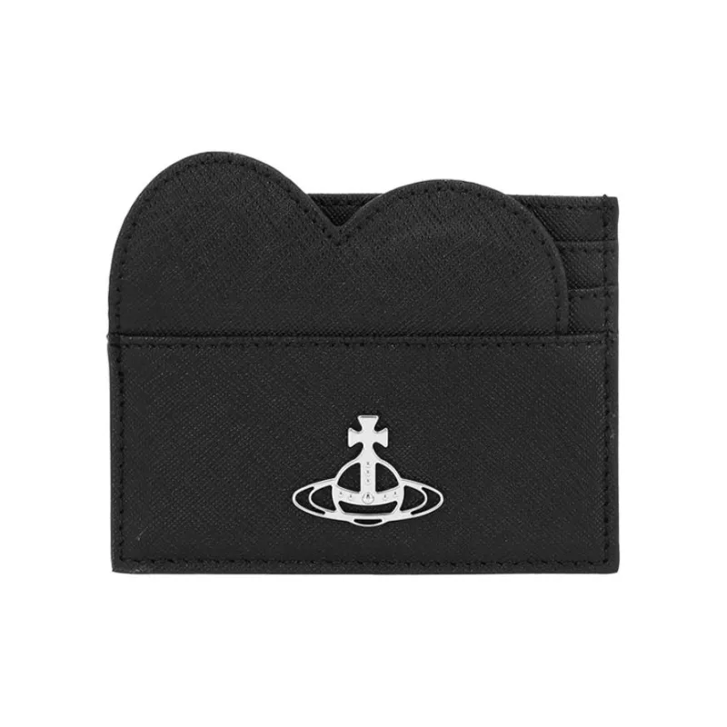 Vivienne Westwood Logo Plaque Heart Card Holder-0