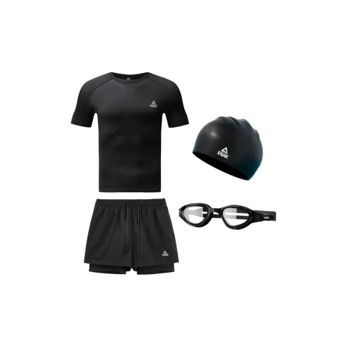 PEAK Swimming Sets Men's Four Piece Set Black