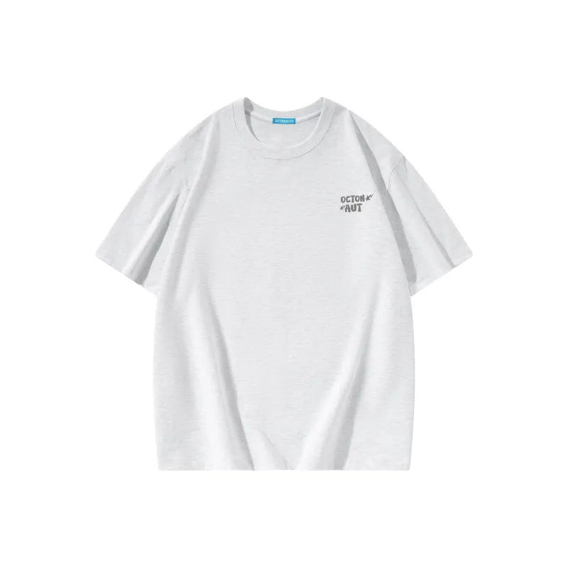 Small Columns Under The Sea T-Shirt Unisex White-7
