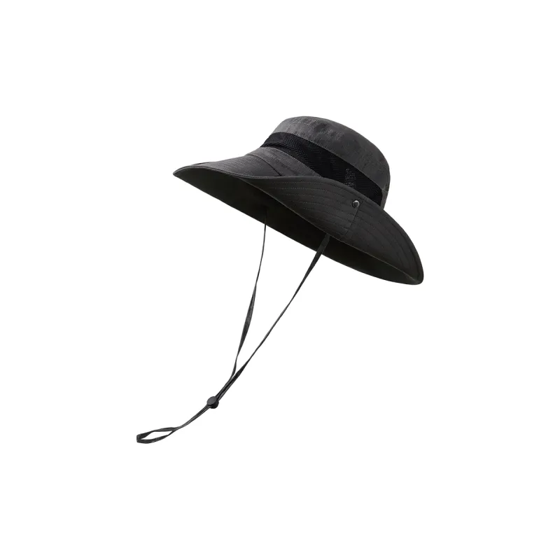 JIUMU Linen Sun Protection Hats Men's-0