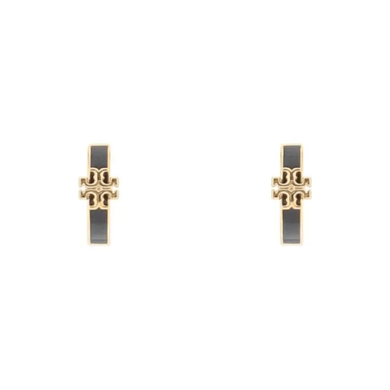TORY BURCH Brass, Enamel, Cubic Zirconia Earrings Women's Gold-1