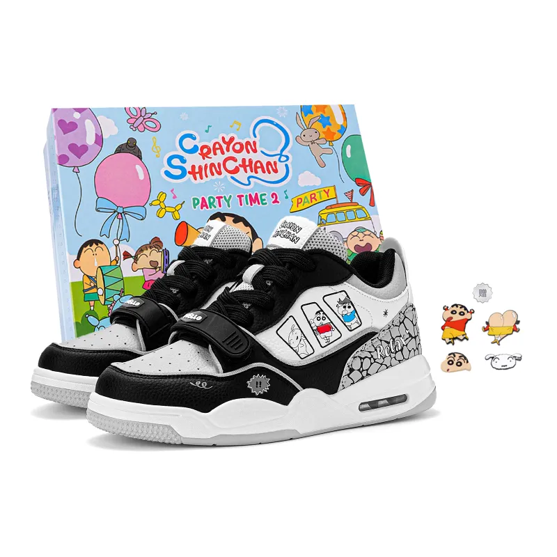 Crayon Shinchan Low Top Skateboard Shoes Unisex-6