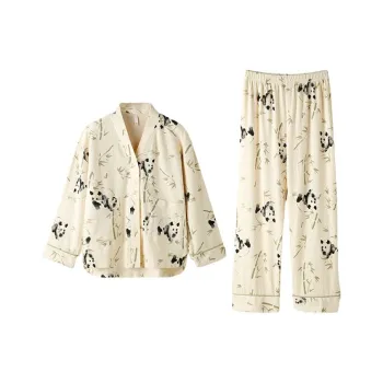 ZAO FU NIAO Pajama Set Women's Mengdong Bamboo Grove