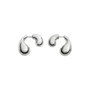 Bottega Veneta Earrings Unisex Silver