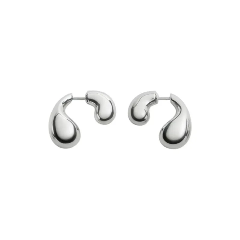 Bottega Veneta Earrings Unisex Silver-0
