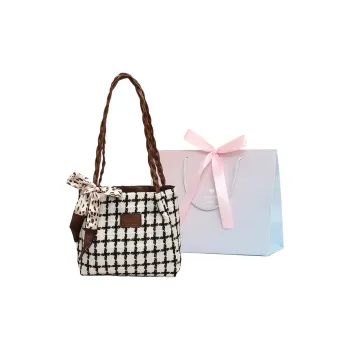 Yalu Woolen Shoulder Bag Large Size Women's Multicolor