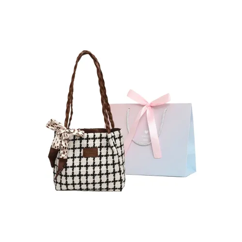 Yalu Woolen Shoulder Bag Large Size Women's Multicolor