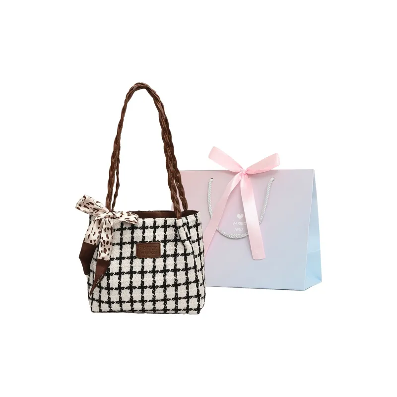 Yalu Woolen Shoulder Bag Tubas Women's Multicolor-0