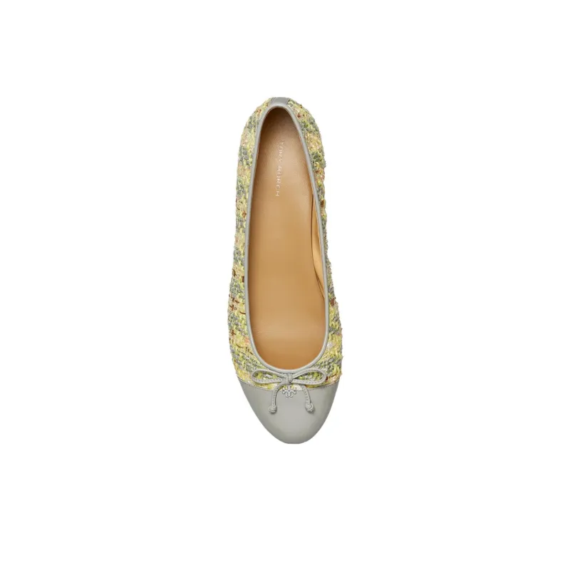 TORY BURCH Casual Single Shoes Women's Yellow Green-3