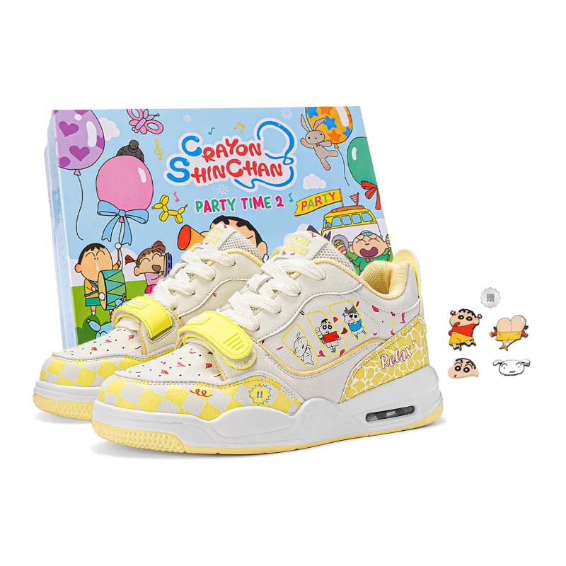 Crayon Shinchan Low Top Skateboard Shoes Unisex-12