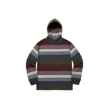 Supreme Knit Stripe Hooded L/S Top