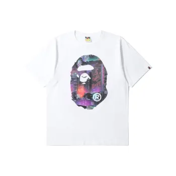 A BATHING APE Neon Tokyo Big Ape Head Tee