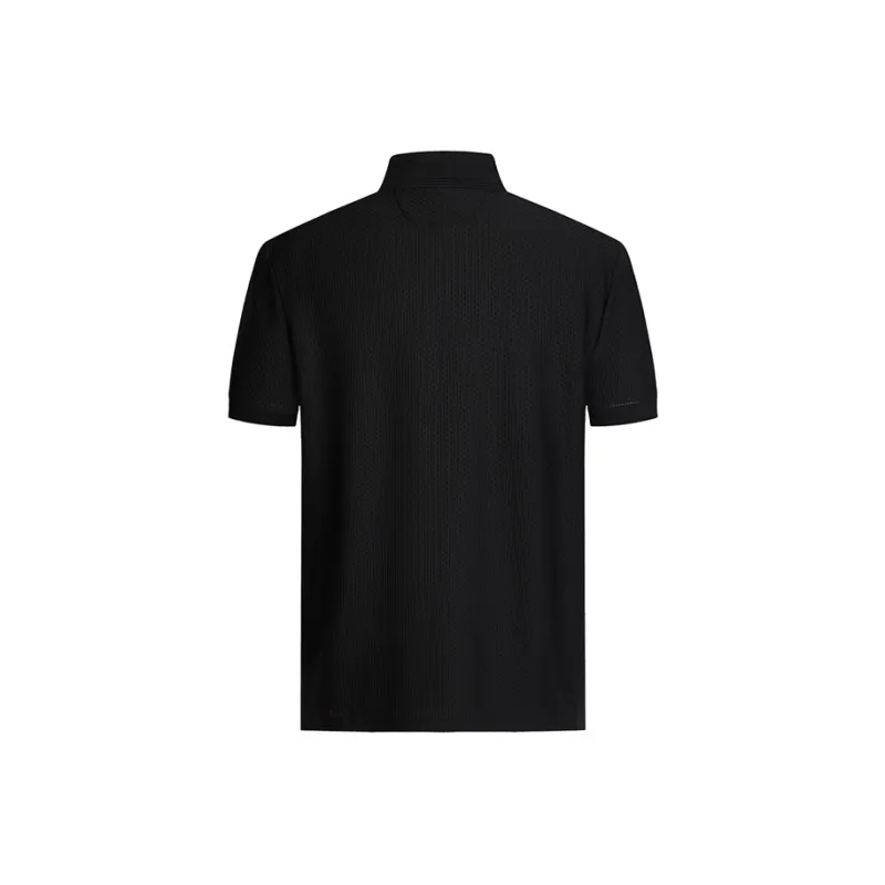 MANGANO Polo Shirt Men's Black Comes With Brand Shopping Bag-1