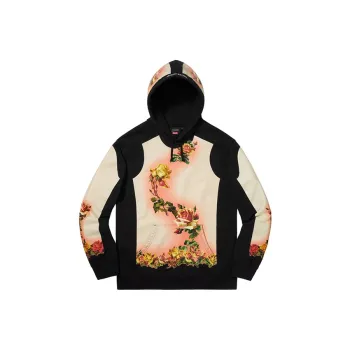 Supreme Jean Paul Gaultier Floral Print Hooded Sweatshirt