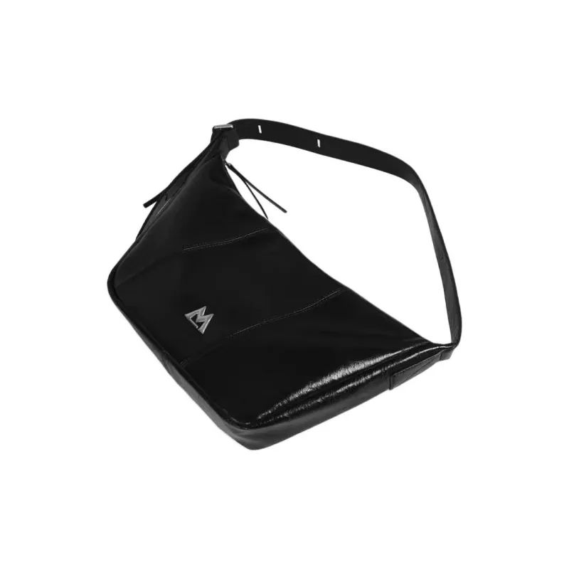 Kikawa Card Synthetic Leather Crossbody Bag, Shoulder Bag Medium Size Women's Black-6