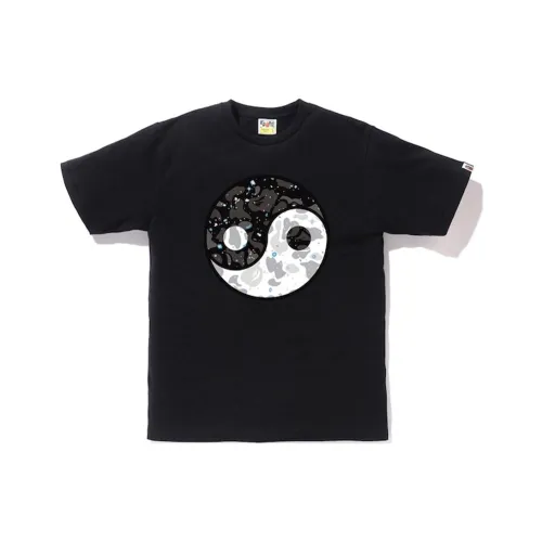 A BATHING APE Space Camo Yingyang Tee