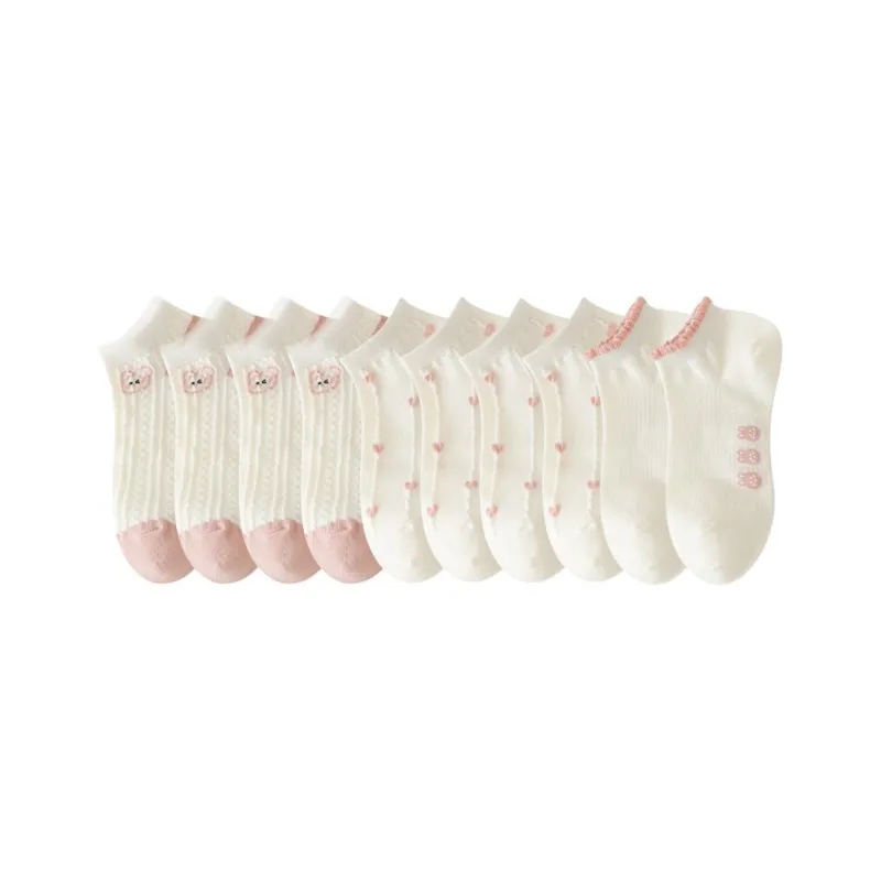 Cotton Gene Ankle Socks Women's 10 Pack-6