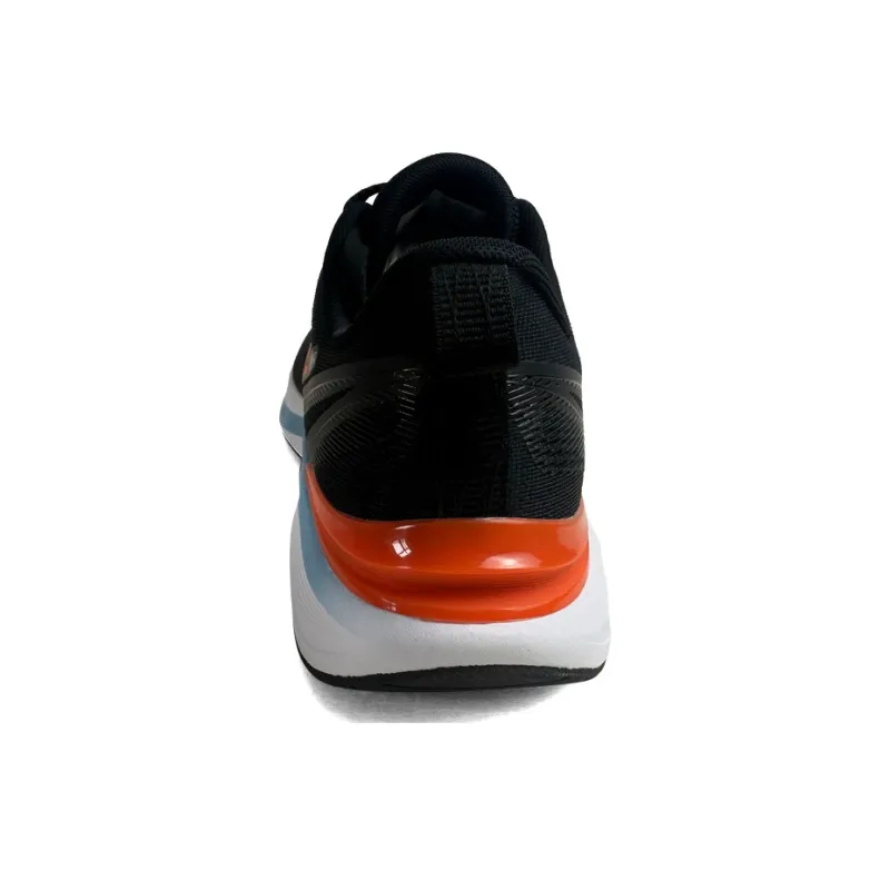PEAK State Pole Wear Resistant Breathable Rebound Low Top Casual Running Shoes Men's Black Orange-2