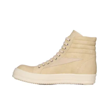 Rick Owens DRKSHDW High Top Skateboard Shoes Men's Yellow