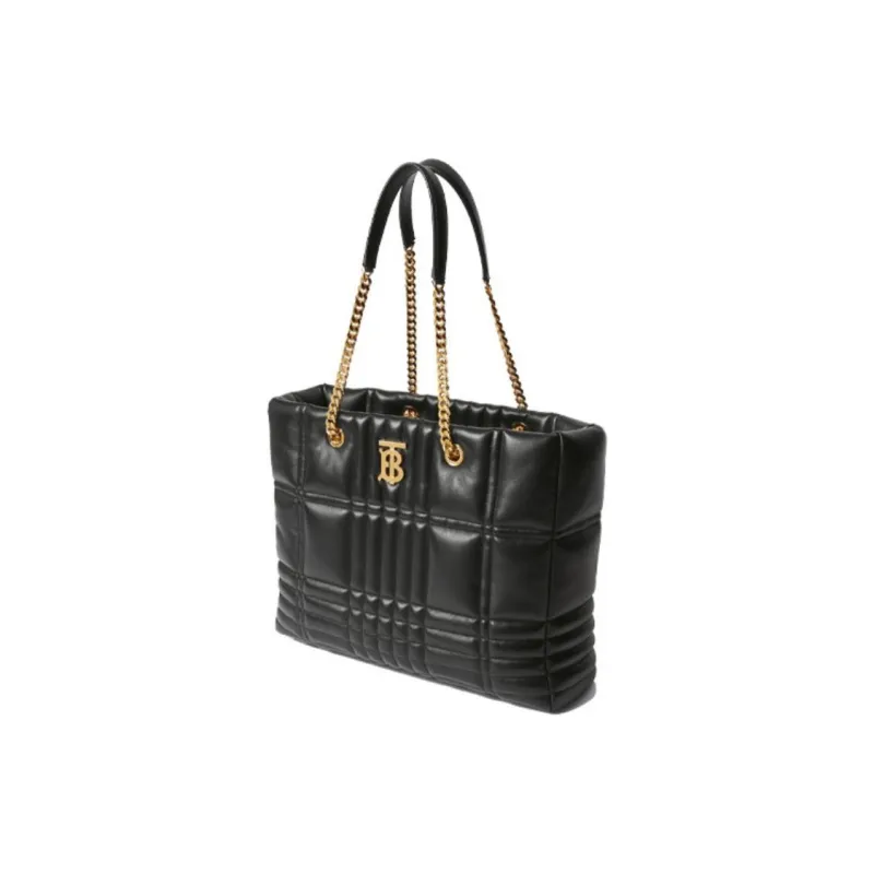 Burberry Lambskin Shoulder Bag Crossbody Bag Handbag Medium Size Women's Black-2