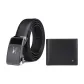 Black Belt (One Size)+Wallet