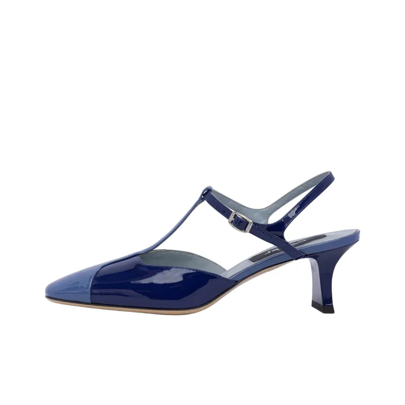 Carel Irregular Heel High Heels Women's Blue-0