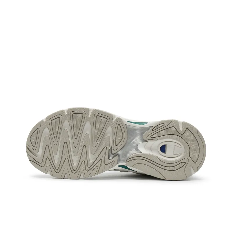 Champion Low Top Running Shoes Men's Milk White/Fir Green-4