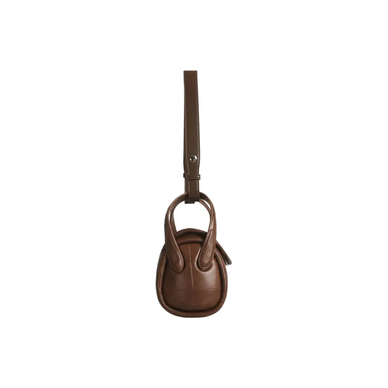 Kikawa Card PU Crossbody Bag, Shoulder Bag Small Size Women's Coffee-2