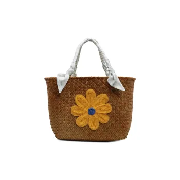 Debecca Straw Woven Handbag Women's Multicolor