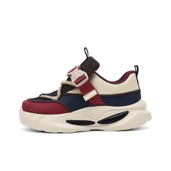 JKEM Cushioned Wear Resistant Height Increasing Low Top Chunky Sneakers Men's