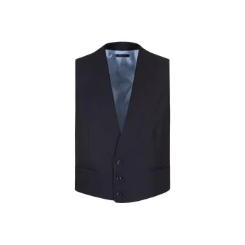 GIORGIO ARMANI Vests Men Black