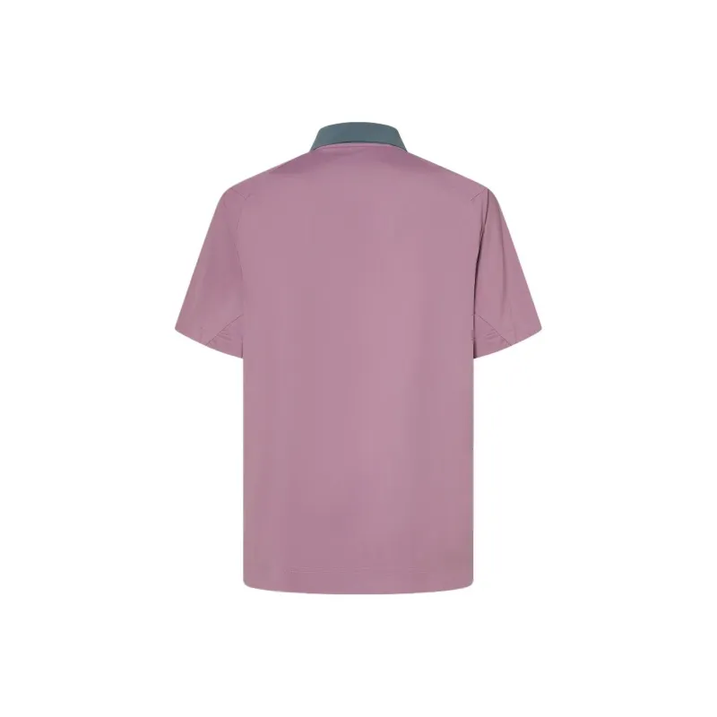 Oakley Hydrolix Ellipse Polo Shirt Unisex Dark Color Poison Mushroom-1