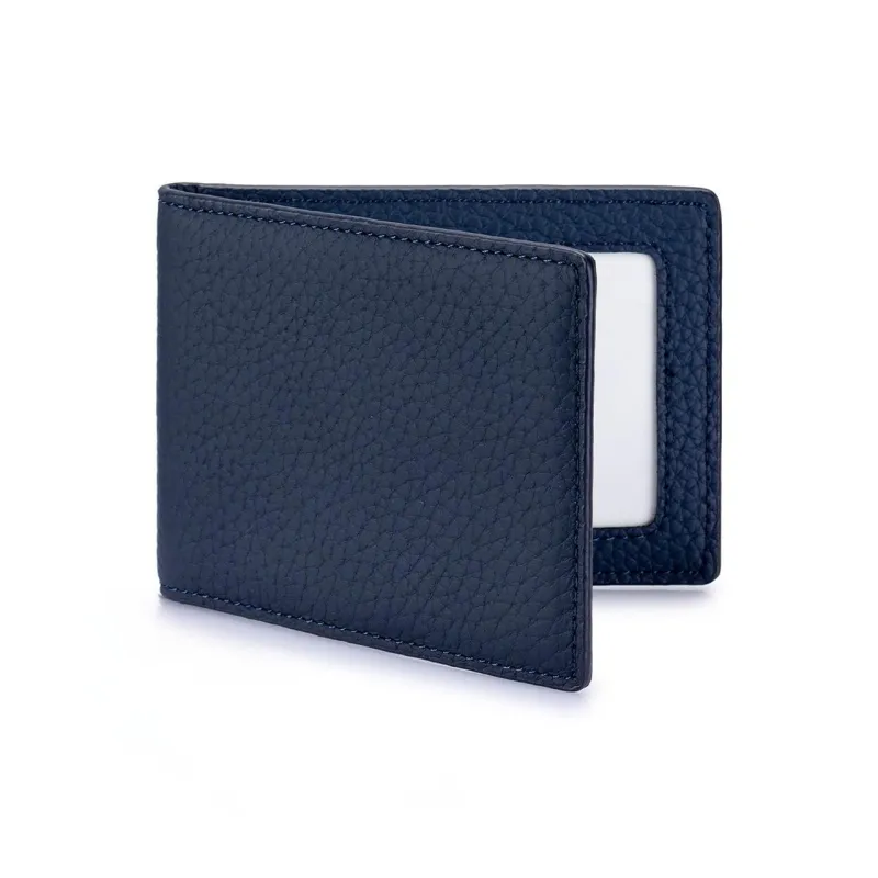 OUZIHUANG Top Grain Cow Leather Card Holder Unisex Multicolor-6