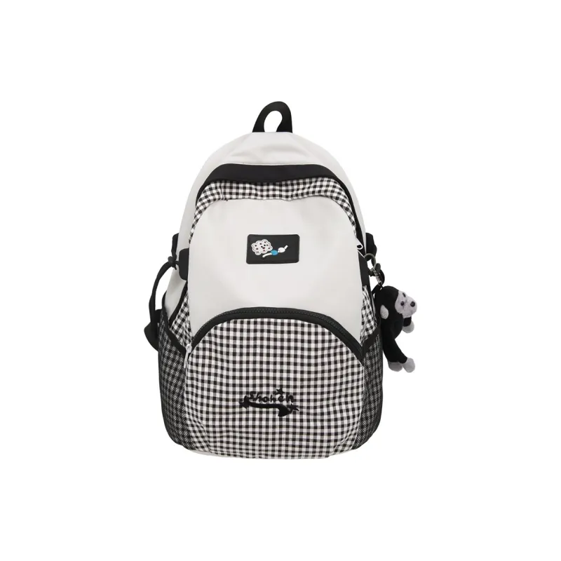 GEERDUN Nylon Backpack Large Size Unisex Green/Yellow/Black-4