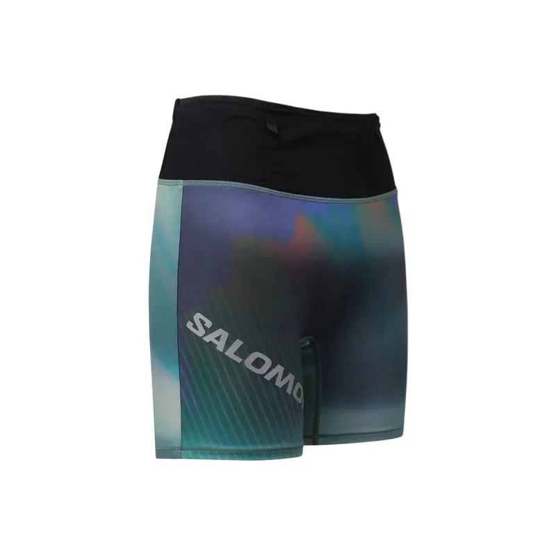 SALOMON Chronowave Sports Shorts Women's Turquoise-2