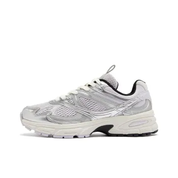 QIAODAN Anti Slip And Wear Resistant Breathable Low Top Casual Shoes Women's Purple Silver