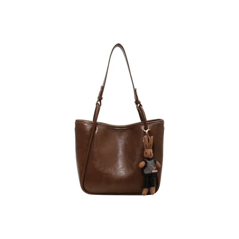 H YXIANG PU Shoulder Bag Regular Women's Black/Coffee/Brown-3