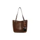 Jucolor &8708 Brown+Houndstooth Vest Rabbit Pendant