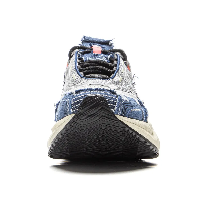 Staple x LiNing Lightweight Rebound Wear Resistant Low Top Casual Shoes Women's Gray Black Blue-4