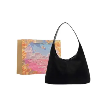 BRINCH Leather Velvet One Shoulder Handbags Regular Unisex Multicolor