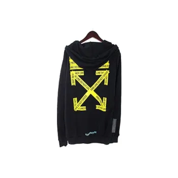 OFF WHITE Firetape Arrow Zip Up Hoodie