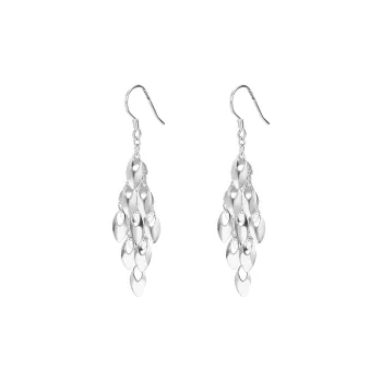 Old Qingyun Silver Building Foot Silver 990 Earrings Women's