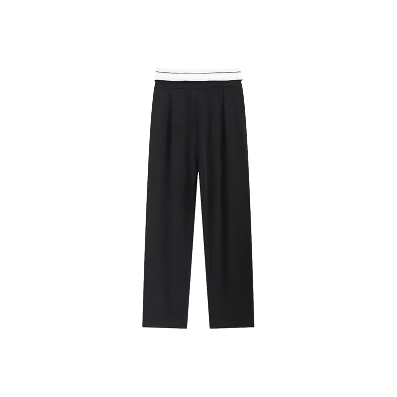 Garbege Casual Pants Women's Black-3