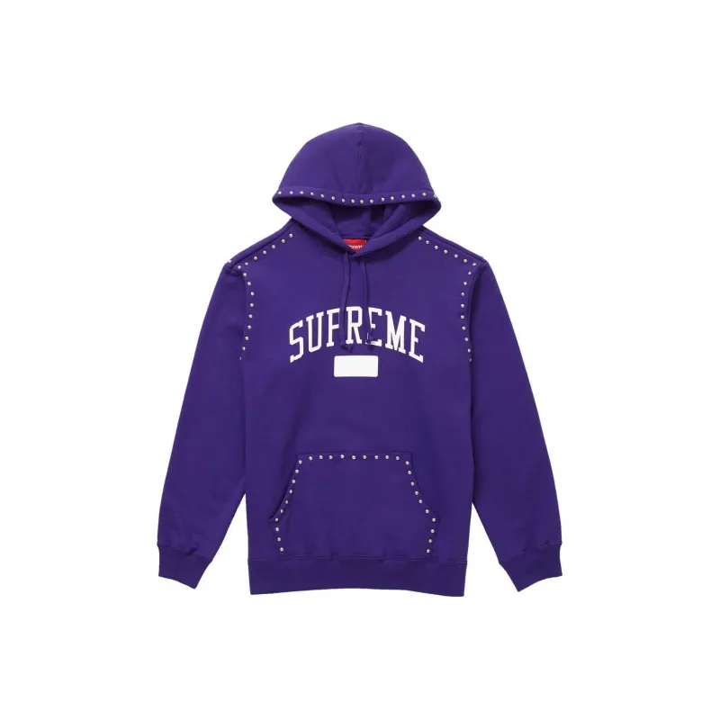 Supreme Studded Hooded Sweatshirt FW18-0