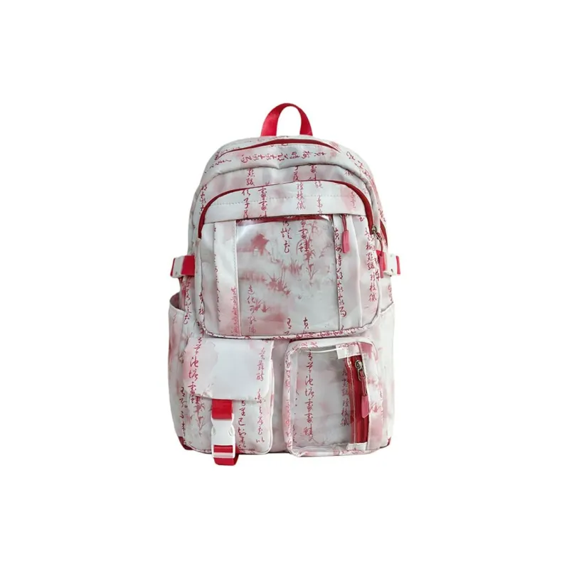 PINK·LAND Nylon Backpack Unisex Multicolor-6