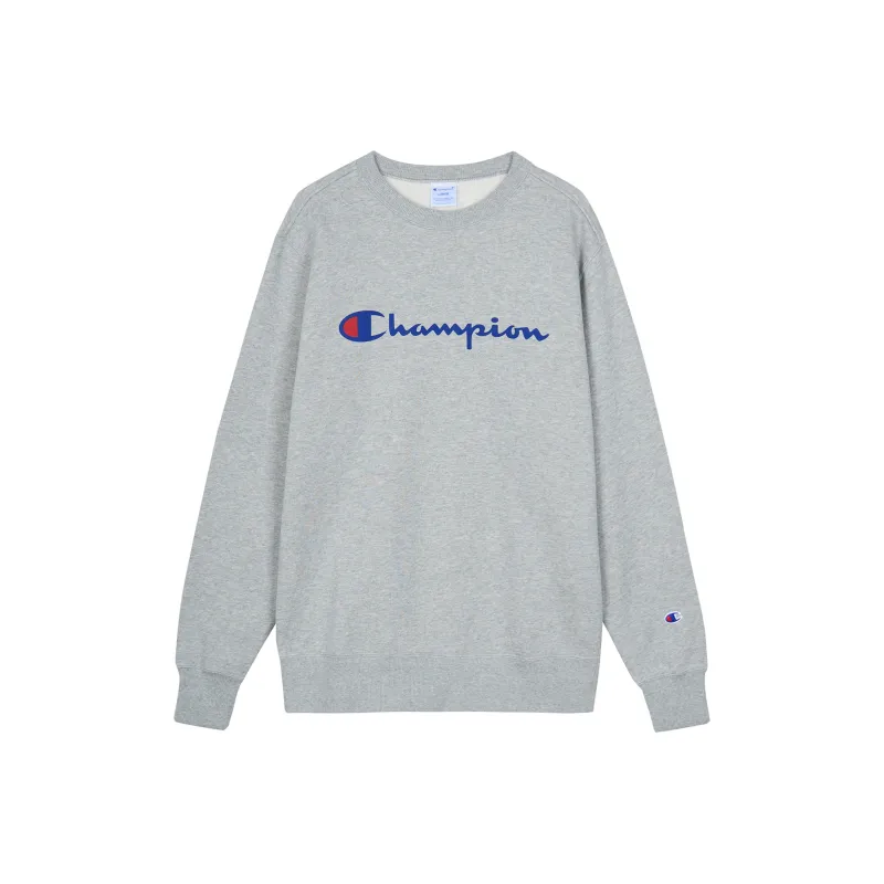 Champion Sweatshirt Japan Version Unisex Light Gray-0