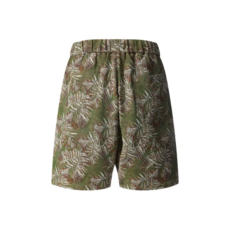 UPZCY Casual Shorts Unisex Fiji Green-1