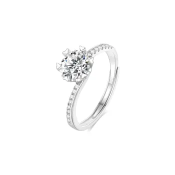 JUICY GRAPE S925 Silver Moissanite Rings Unisex