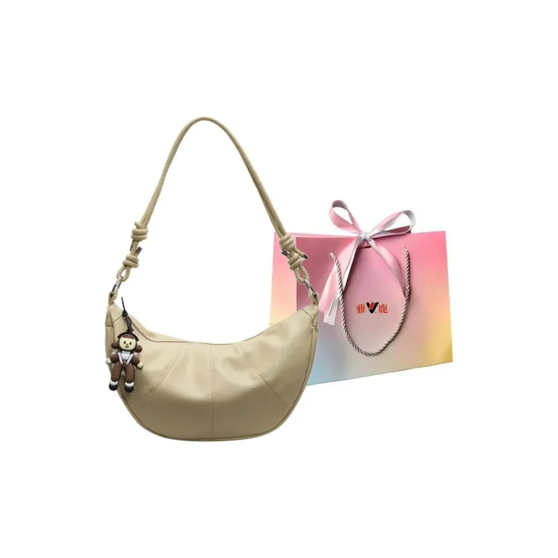 Yalu PU Portable Crossbody Bag, Shoulder Bag Regular Women's Black/Ecru/Yellow/Pink/Blue-12